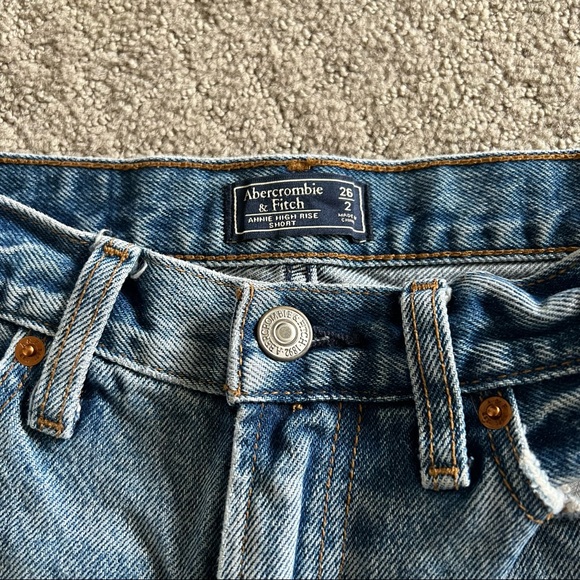Abercrombie & Fitch Annie High Rise Shorts sz 26 | 2 - Picture 2 of 4
